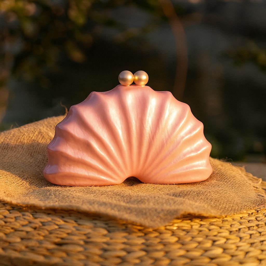 Shell Acrylic Clutch Evening Bag (MAC300)