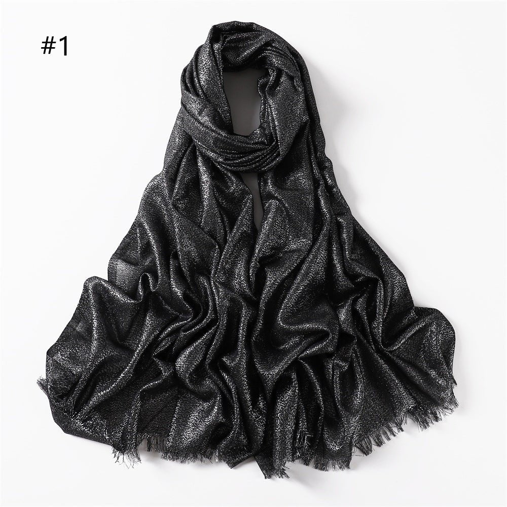 Shining Artificial Bright Silk Hijab (MH100)