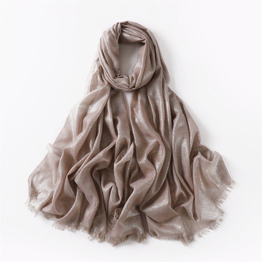 Shining Artificial Bright Silk Hijab (MH100)