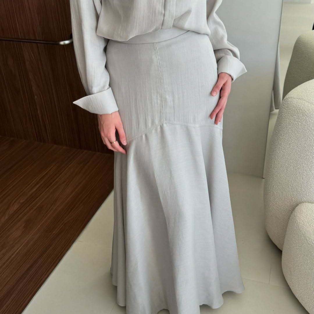 Shirt & Tiered Skirt Set(MS259)