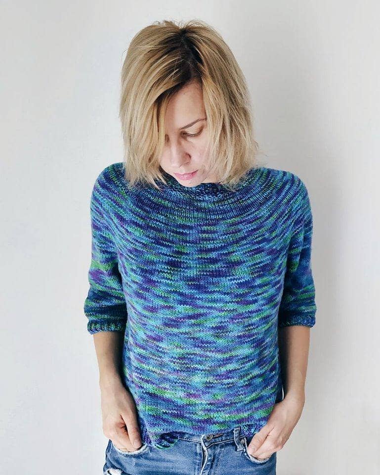 Simple Seamless Sweater Knit Pattern
