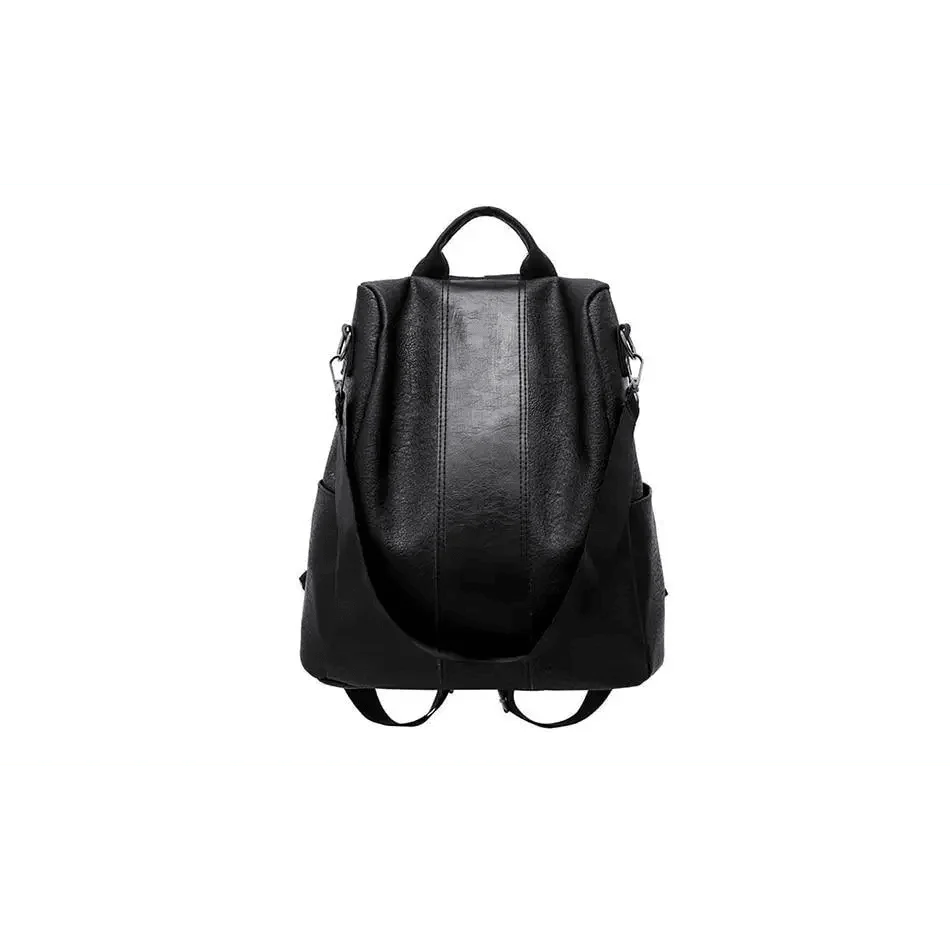 Sizzling Anti-Theft Vintage Style Leather Backpacks for Teenager Girls And Women School Bagpack For Females Travel Bags