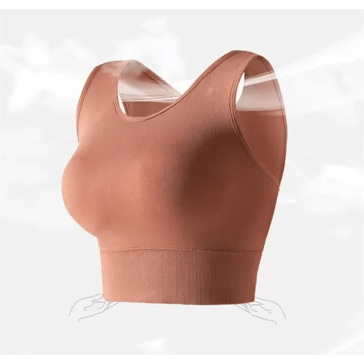 Sizzling Sports Bra For Women Solid Yoga Top Fitness Pad Bra Girl Active Wear Workout Running Sportswear Breathable Soft Bra