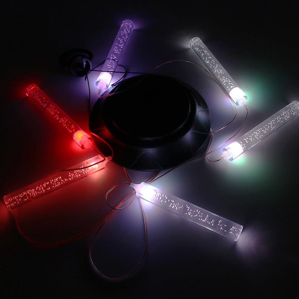 Smart LED Solar Powered Wind Chime Lamp 6 Bubble Column Waterproof Outdoor Landscape Wind Bell Light Water Courtyard Garden Hanging Outdoor Lights Unique Decor Gifts For Wife Mom Grandma Neighbors