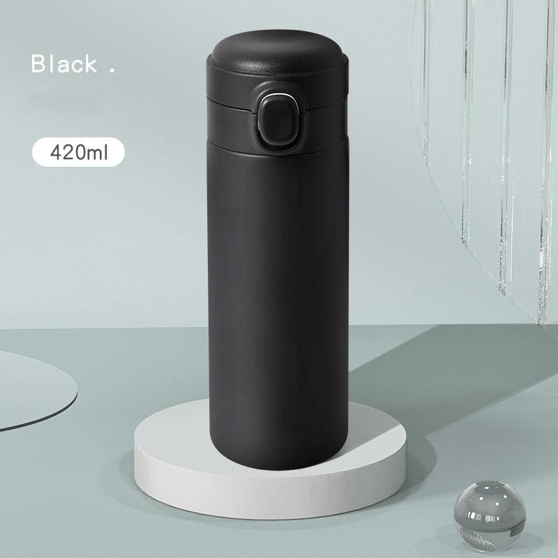 Smart Thermos Mug Mini Stainless Steel Thermos Cup Portable Leak Proof Water Cup with Filter Water Vacuum Tea Coffee Bottle Cup Smart Water bottle Stainless Steel Travel Mug Thermoses Cup Flask