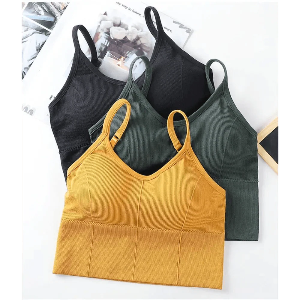 Soft Cotton Sports Bras For Women Push Up Solid Sports Bra Jogging Gym Women Sports Bra Girl Underwear Fitness Running Yoga Sport Tops