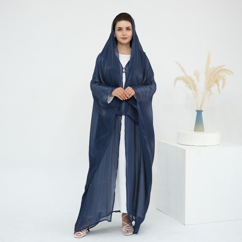 Soft Crinkle Island Cotton Batwing Cardigan 3-Piece Set (MOA228)