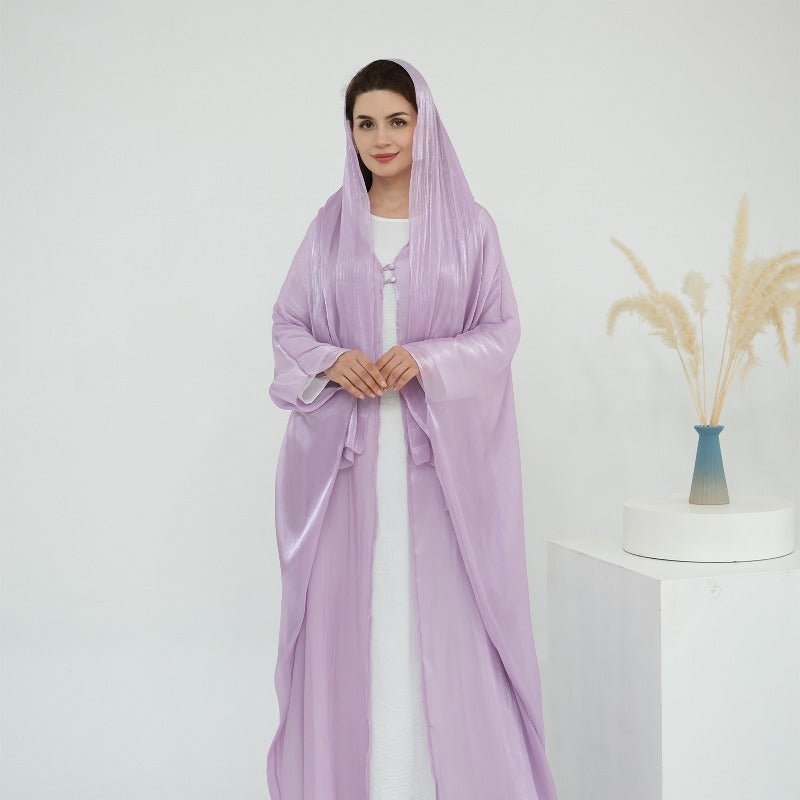 Soft Crinkle Island Cotton Batwing Cardigan 3-Piece Set (MOA228)