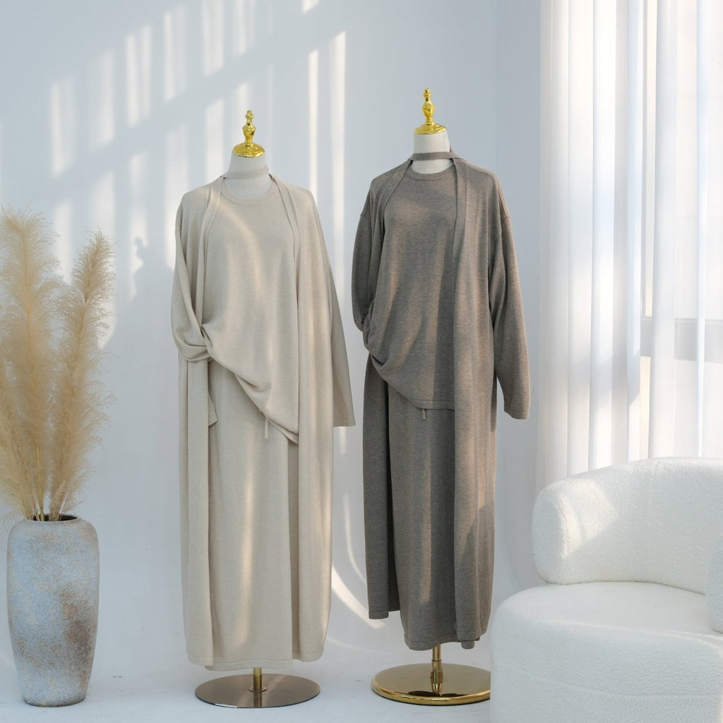 Soft Knit Three-Piece Set(MOA284)