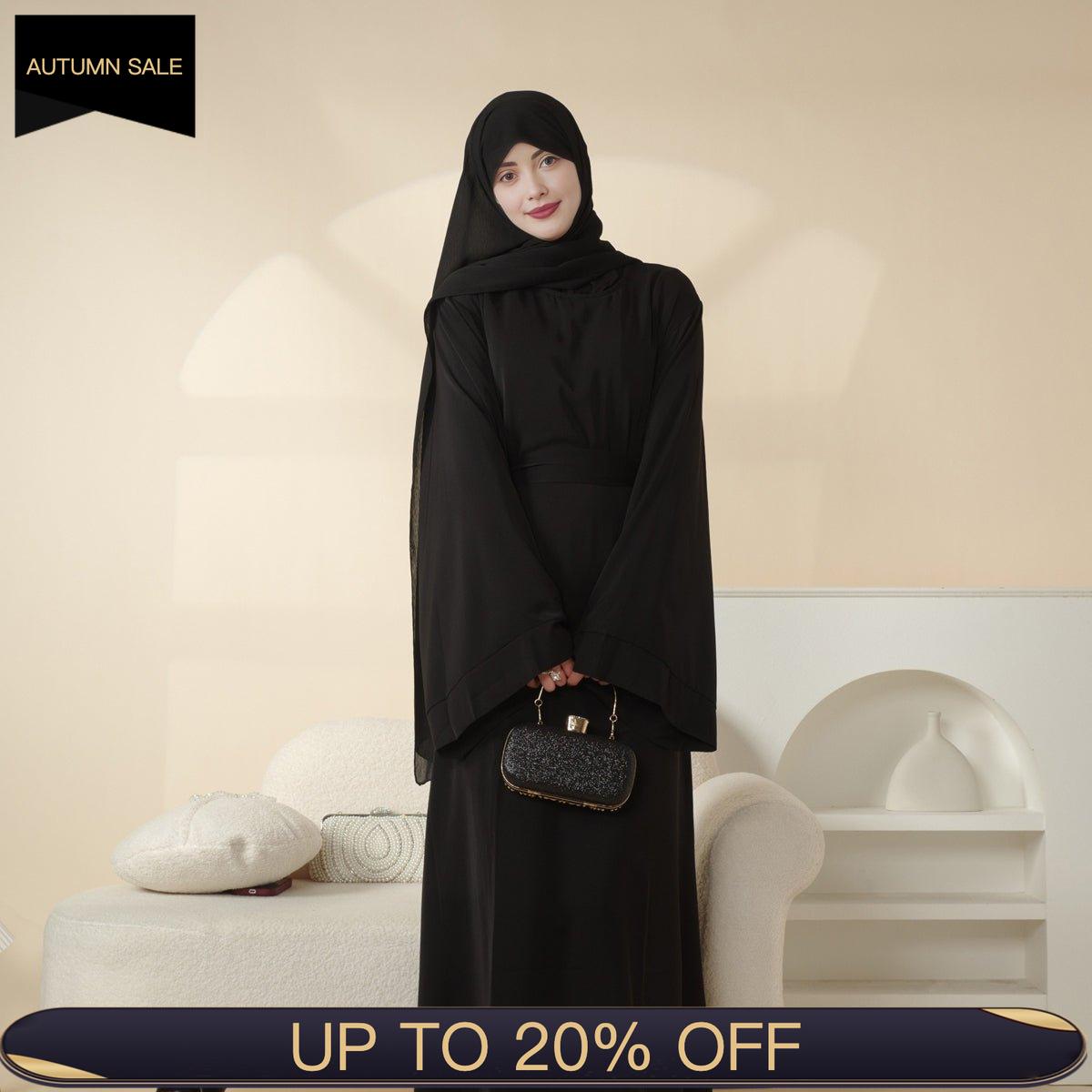 Soft Nidha Plain Abaya (MA005)