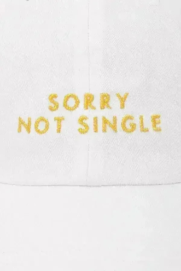 Sorry Not Single | Sorry Not Sorry - party Hats | Femstylo