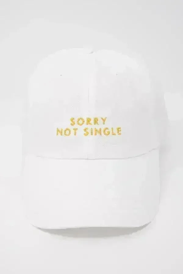 Sorry Not Single | Sorry Not Sorry - party Hats | Femstylo