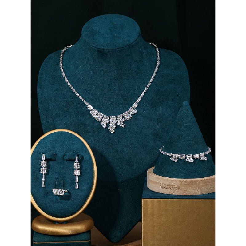 Sparkling Rhinestone 3-Piece Jewelry Set (MAC314)