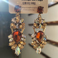 Statement Rhinestones Large Drop Earrings (MAC327)