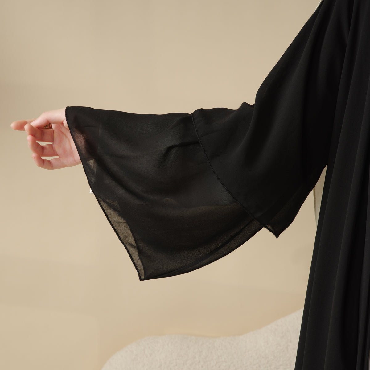 Stylish Chiffon Muslim Set Abaya (MOA008)