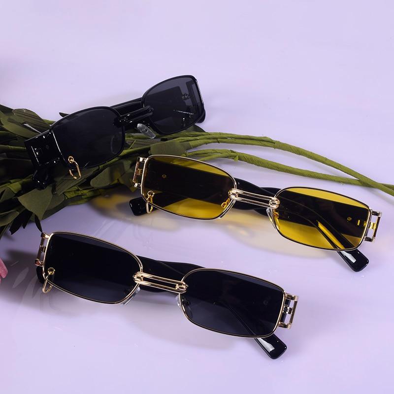 Stylish Fashionable Women Sunglasses Trending & Luxury  Square Popular Design Men Glasses New Vintage Metal Black Comfortable Lenses Outdoor Travel Driving Sunglasses