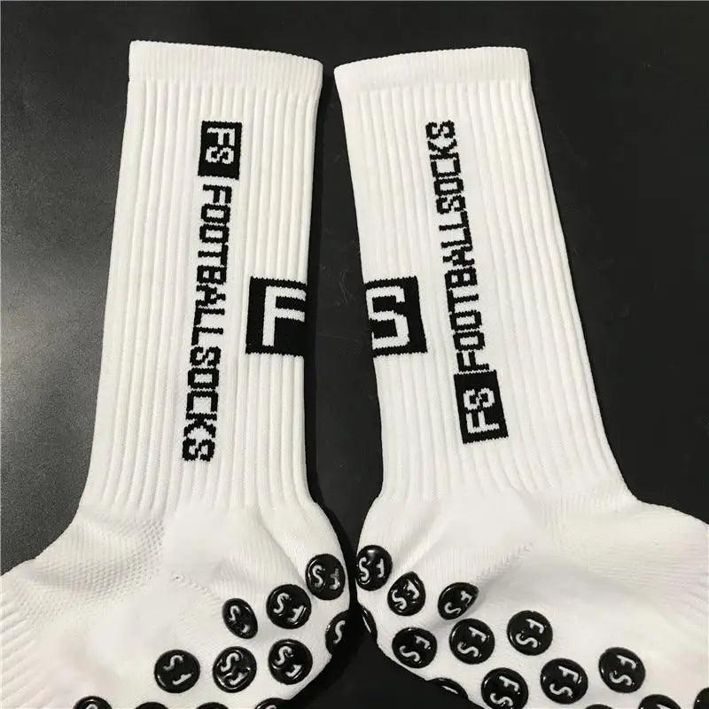 Stylish New Sports Anti Slip Soccer Socks Cotton Football Grip Socks For Men Breathable Sports Running Cycling Socks For Men