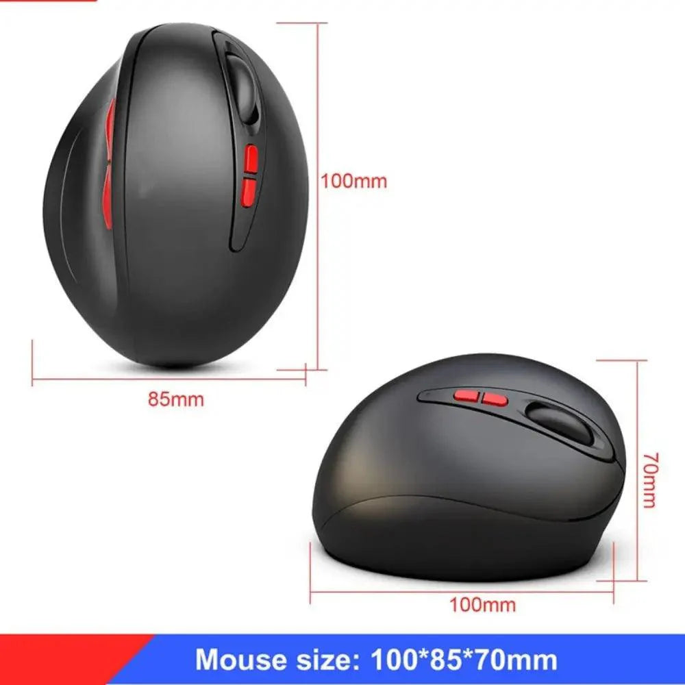 Stylish Wireless Gaming Mouse Vertical Ergonomic Rechargeable Gamer Mouse  Classic USB 7 Key Magic Mouse For PC Laptop Notebook Computer Desktop