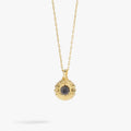 Sunflower 'Choose Happiness' Mantra Necklace