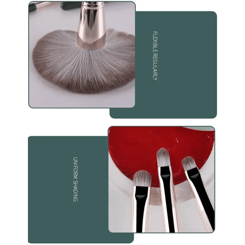 Super Quality 14Pcs Makeup Brushes Set Cosmetic Foundation Powder Blush Eye Shadow Lip Blend Wooden Make Up Brush Tool Kit