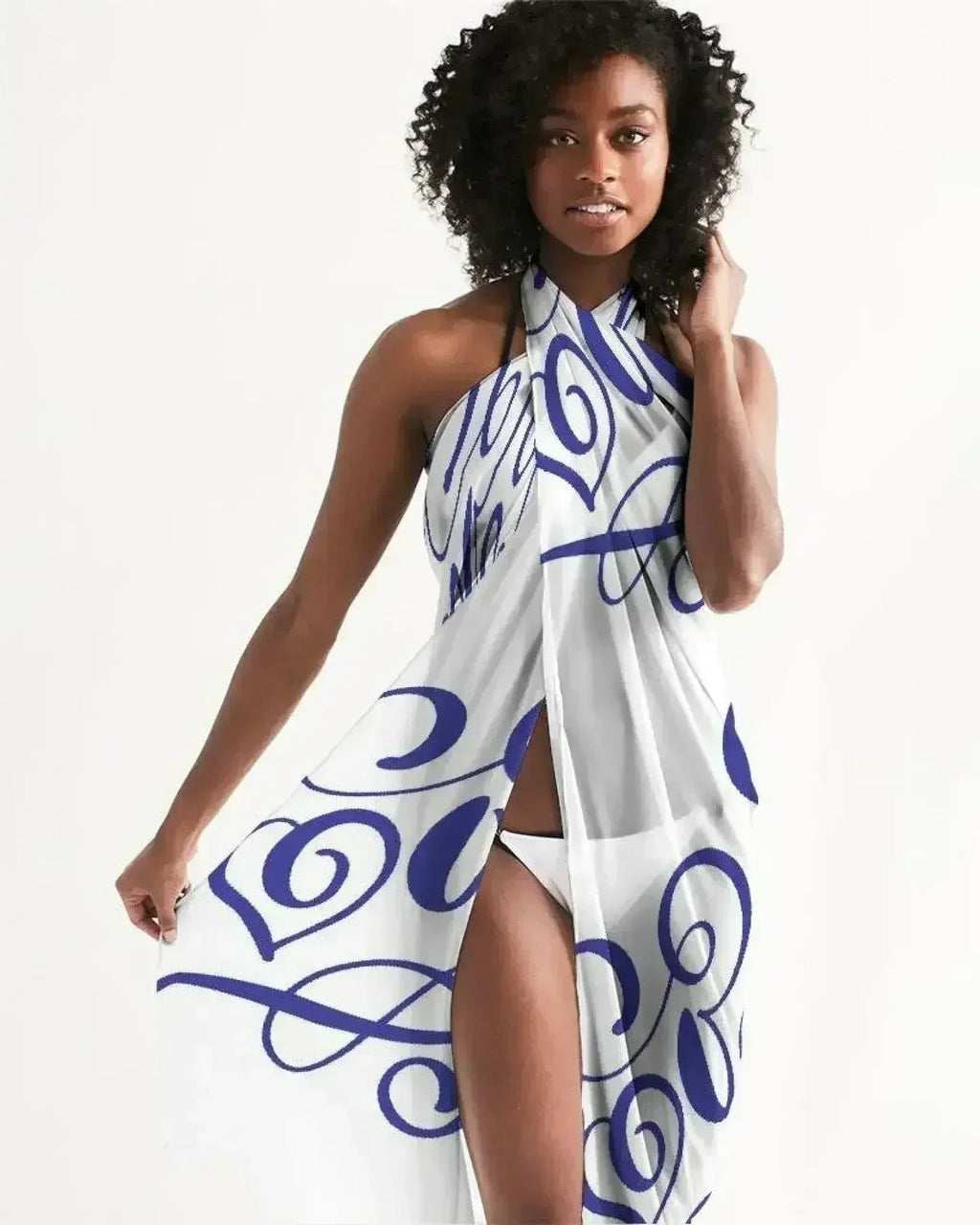 Sheer Love Bleu Swimsuit Cover Up