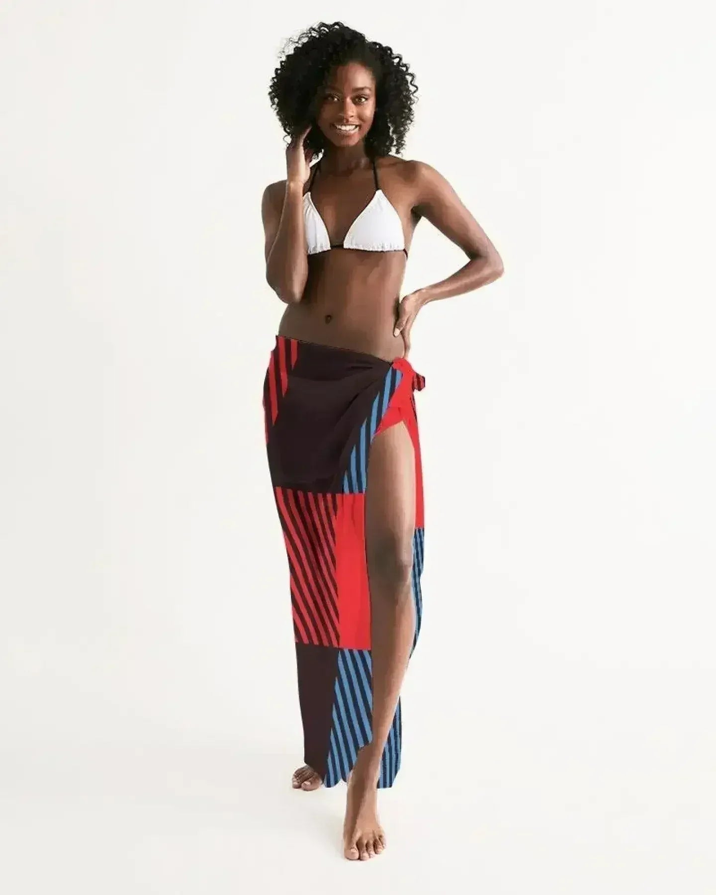 Sheer Multicolor Swimsuit Cover Up