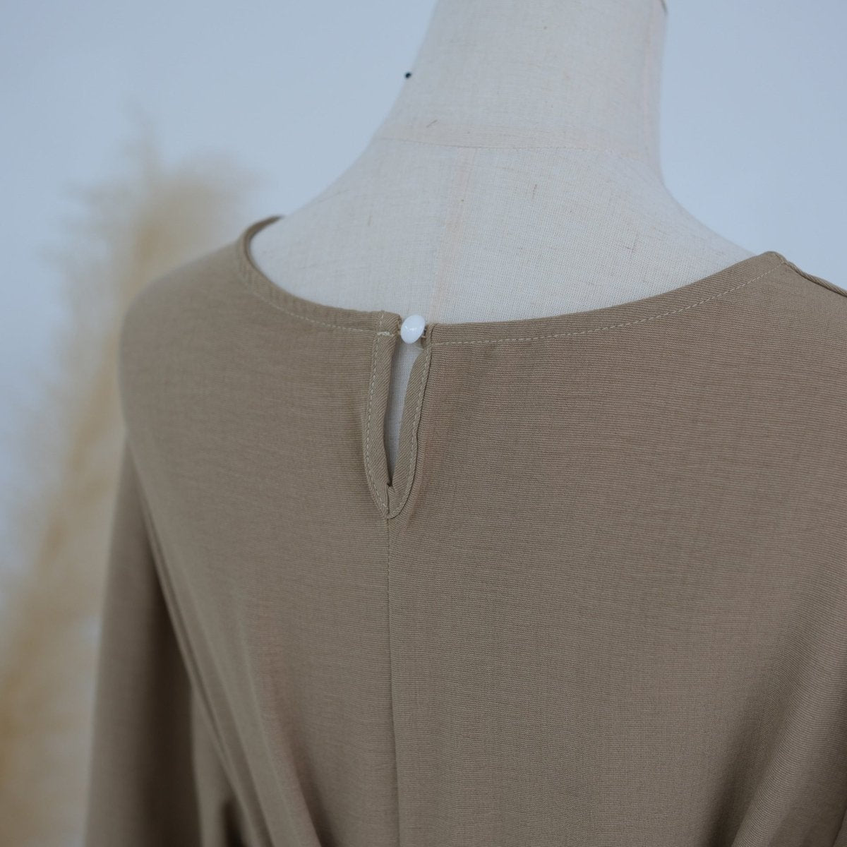 Textured Longline Top & Wide-Leg Trouser Set(MS455)
