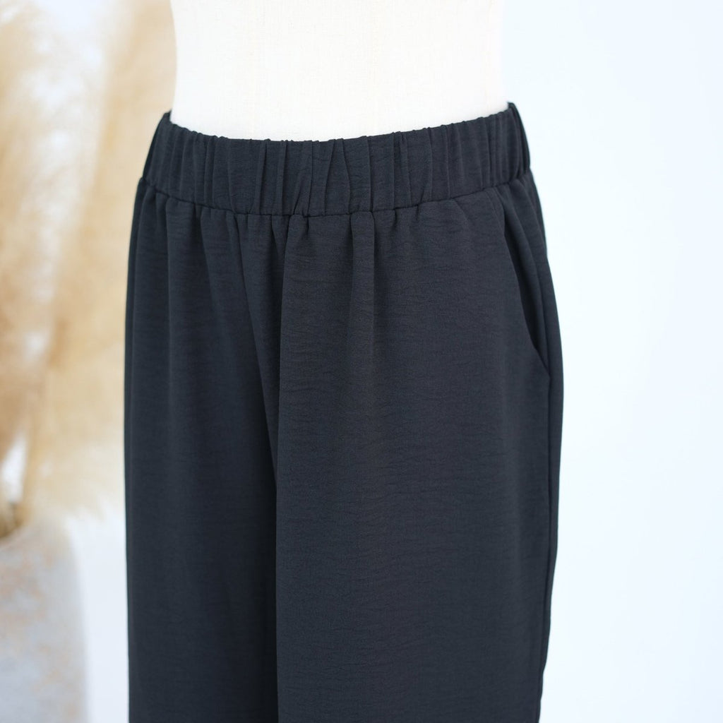 Textured Longline Top & Wide-Leg Trouser Set(MS455)