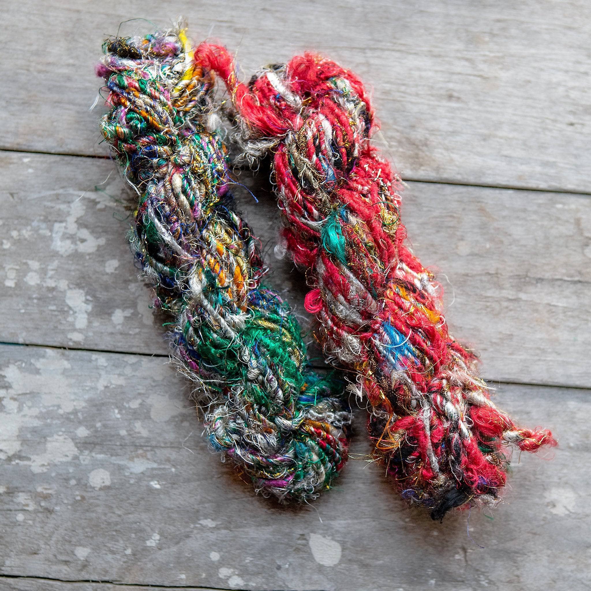 The Blender Recycled Sari Silk Novelty Yarn