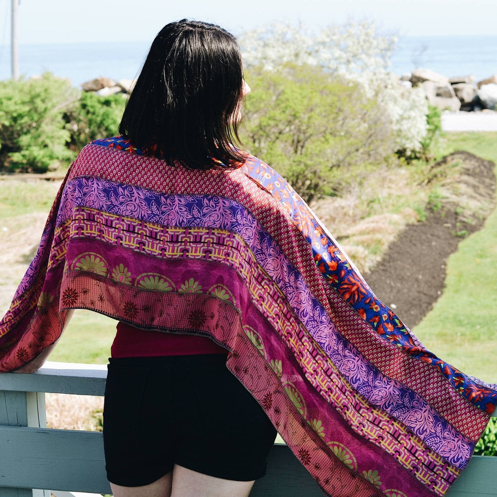 The Medley Sari Silk Scarf