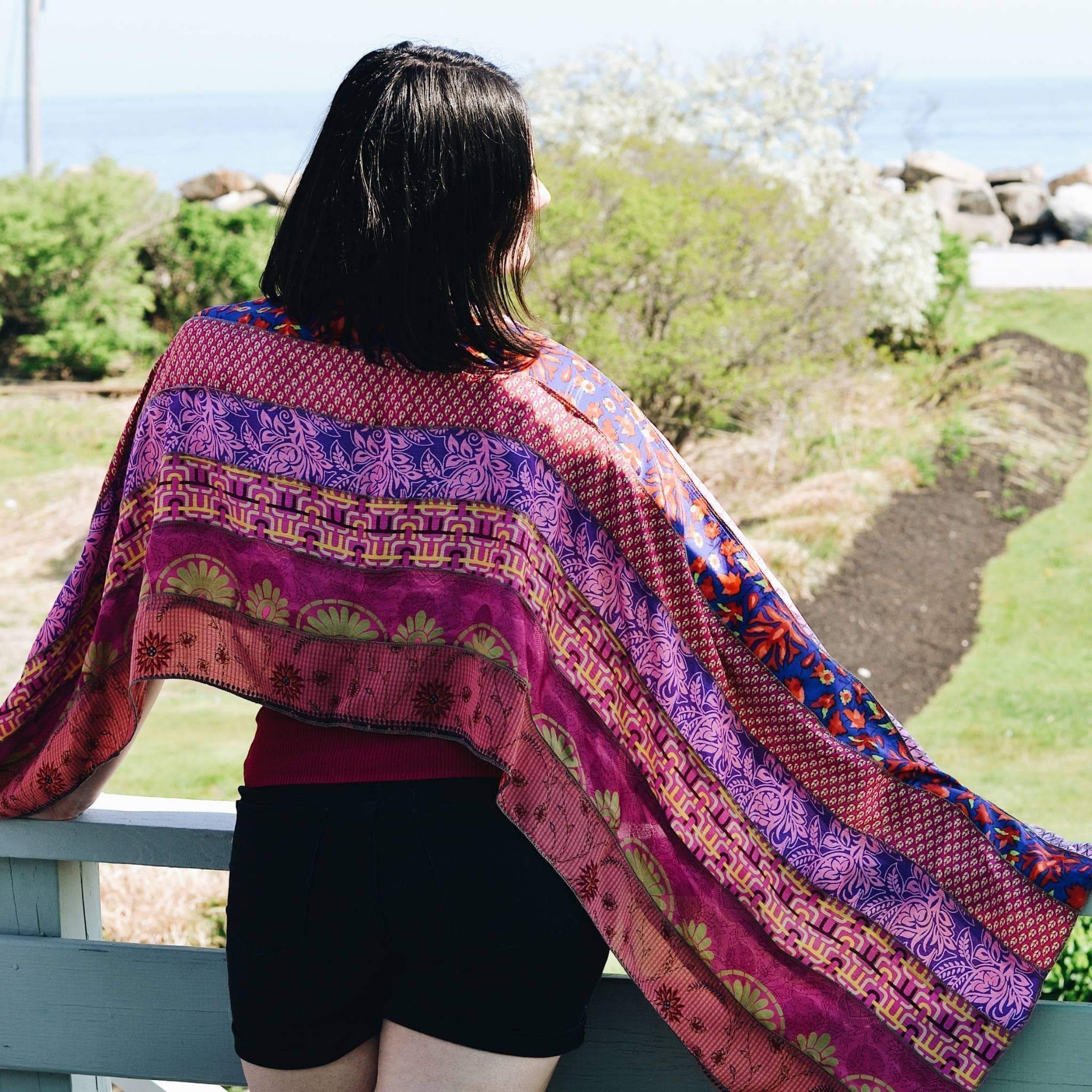 The Medley Sari Silk Scarf