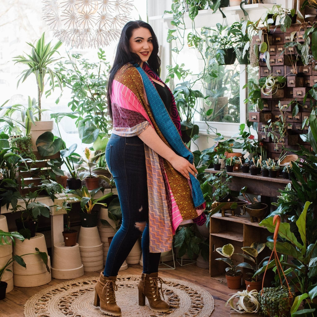 The Medley Sari Silk Scarf