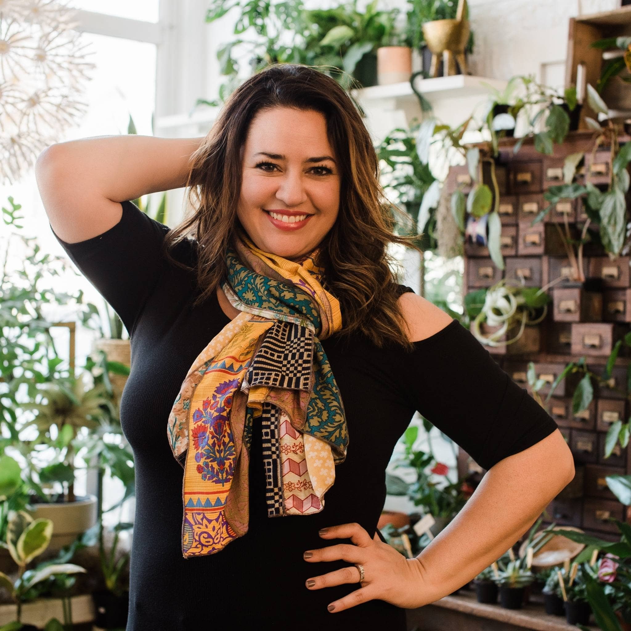 The Medley Sari Silk Scarf