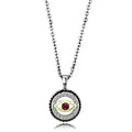 TK2527 - Two-Tone IP Gold (Ion Plating) Stainless Steel Chain Pendant