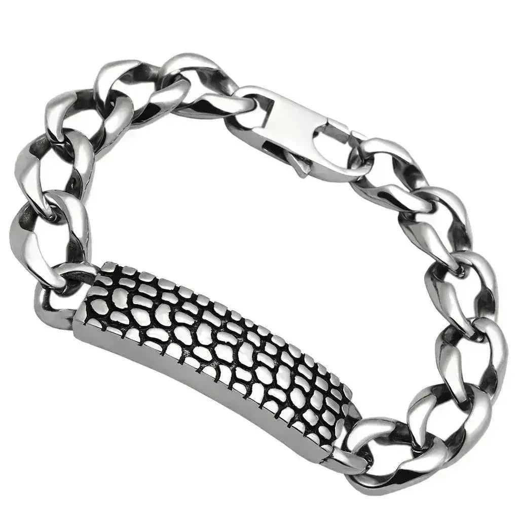 High-Polish Stainless Steel Bracelet TK566 - No Plating | Femstylo