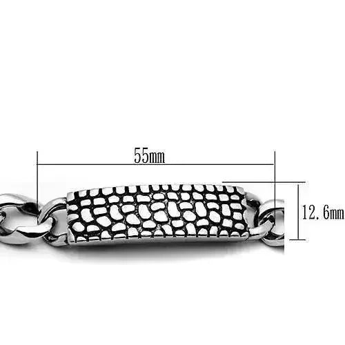 High-Polish Stainless Steel Bracelet TK566 - No Plating | Femstylo