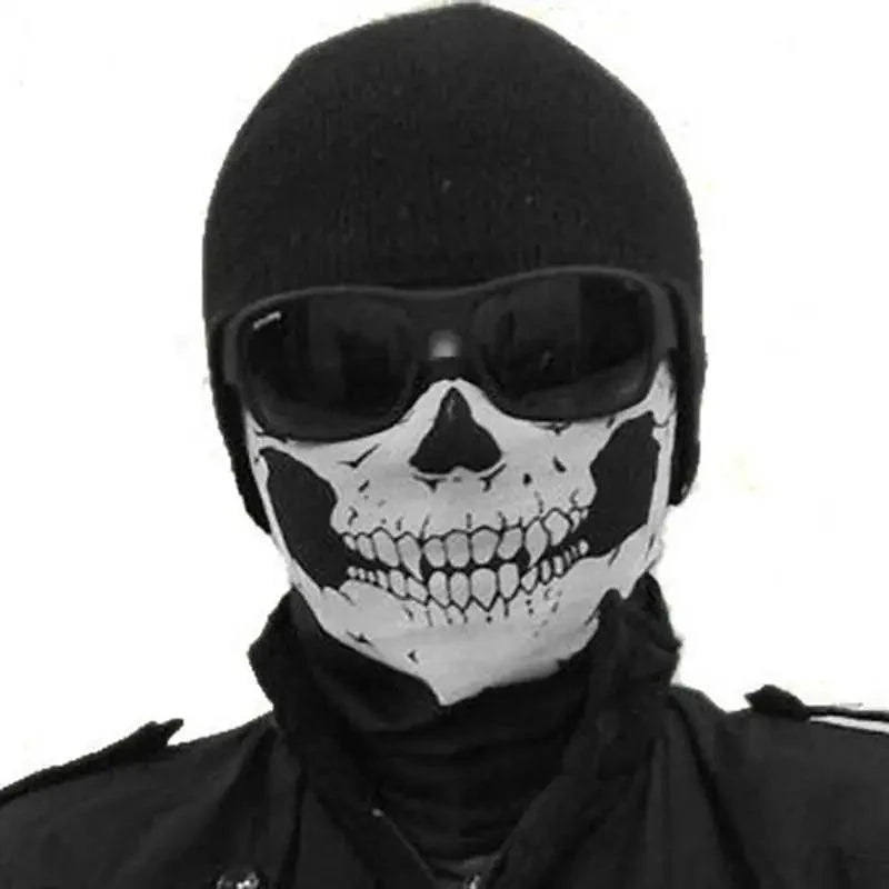 Top Quality Cycling Mask Headwear Halloween Skull Wrap Scarf Warm Washable Headband Breathable Running Bandana Outdoor Sports Equipment