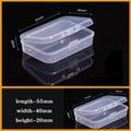 Transparent Plastic Box Screw Compartment Box Jewelry Earring Display Case Container Clear Terminal Organizer Tool Storage boxes Multiple Compartments Jewelry Storage Container