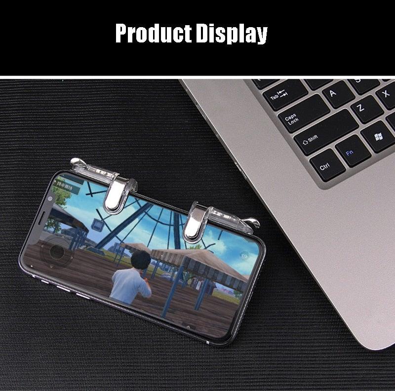Transparent Simple Joystick Shooting Key Button Trigger Controller Gamepad Gaming Controller Compatible With Smartphones Mobile
