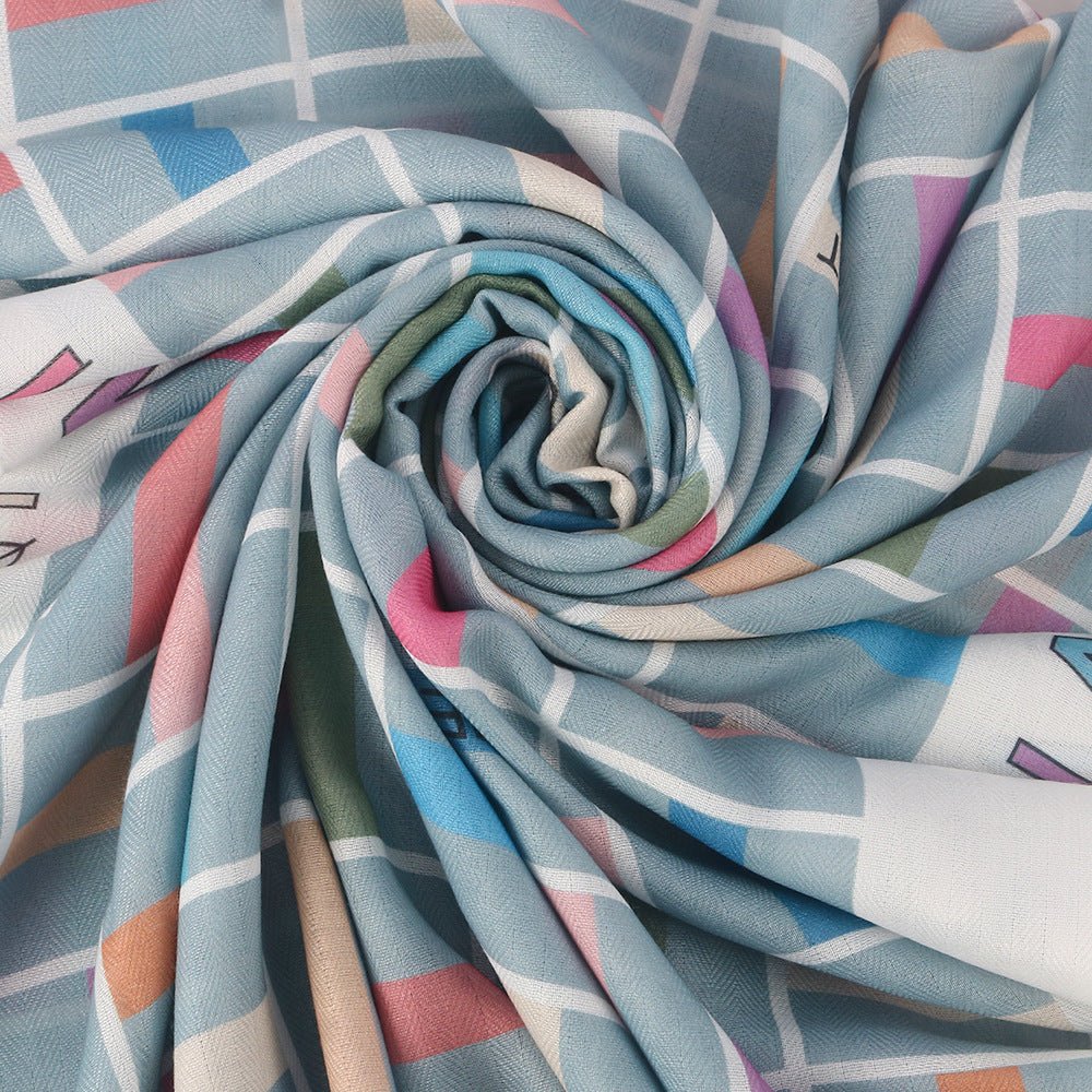 Twill Cotton Printed Scarf (MH215)