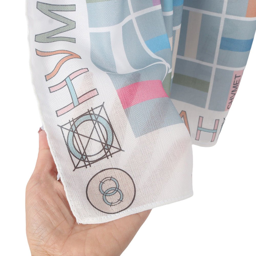 Twill Cotton Printed Scarf (MH215)