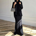 Two-Piece Modest Set with Attached Hijab (MS381)