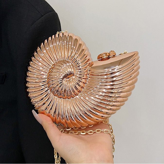 Unique Chic Conch Shell Inspired Clutch Bag (MAC311)
