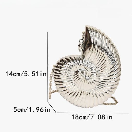 Unique Chic Conch Shell Inspired Clutch Bag (MAC311)