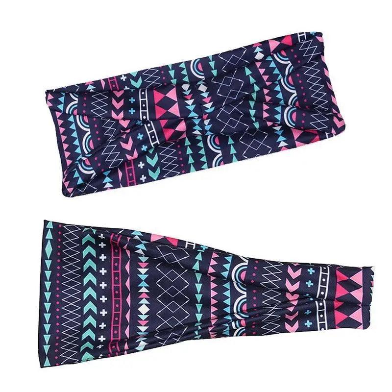 Unique Design Women's Summer Hair Bands Print Headband Stylish Cross Turban Bandanas Hair Accessories Headwrap Headwear Gift