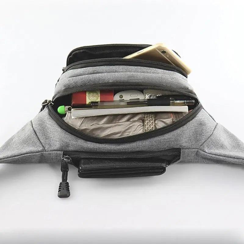 Unisex Casual Chest Belt Simple Waist Bag Adjustable Fanny Pack Pouch Outdoors Traveling Bag