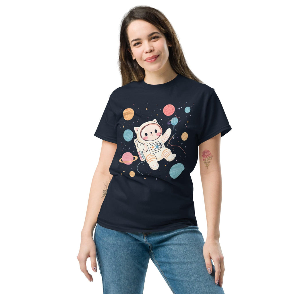 Space Cat Yarn Explorer T-Shirt