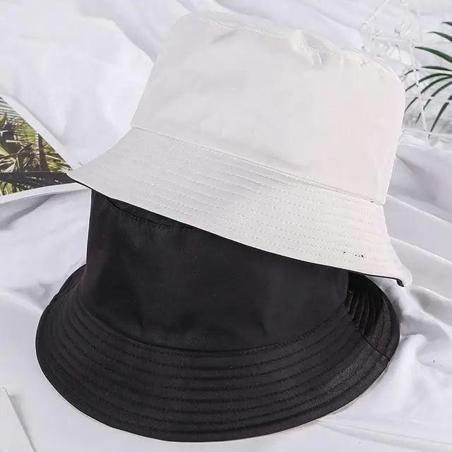 Unisex Double-faced Bucket Hat Colorful Sunscreen Women One Size Hat Outdoor Activities Modern Men Hats