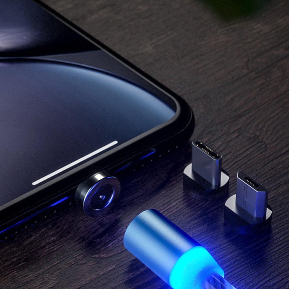 USB Phone  Magnet Phone Charger Cord Cable Car Phone Charger Mobile USB Magnetic Cable Micro USB Phones Cable Car Data Line Streamer Data Cable Fast Charging 360 Degree Magnetic USB Magnetic Cable Micro USB Magnet Phone Charger Cord