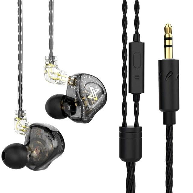 V5.0 HD Stereo Sound Sports Wireless Over-Ear Headphones with Mic, Passive Noise Cancelling Headsets, 9 Hours Battery for Gym Running QKZ AK6 MAX In-Ear Earphone Bass Stereo Earbuds Wired Headphones Noise Cancelling Waterproof Headsets with Microphone